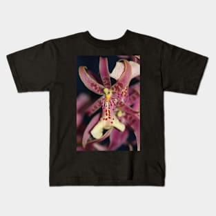 Splendid Orchid in Macro Kids T-Shirt